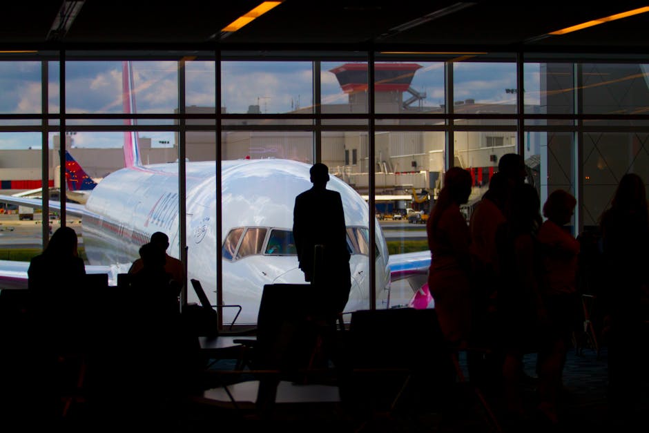 Porte d'embarquement aéroport